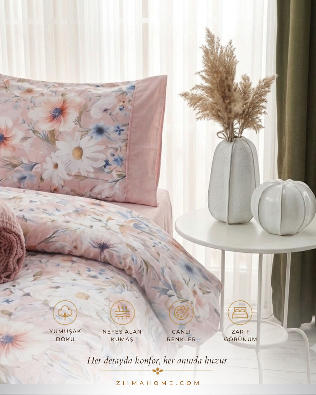 Bahar Collection Papatya Nevresim Takımı