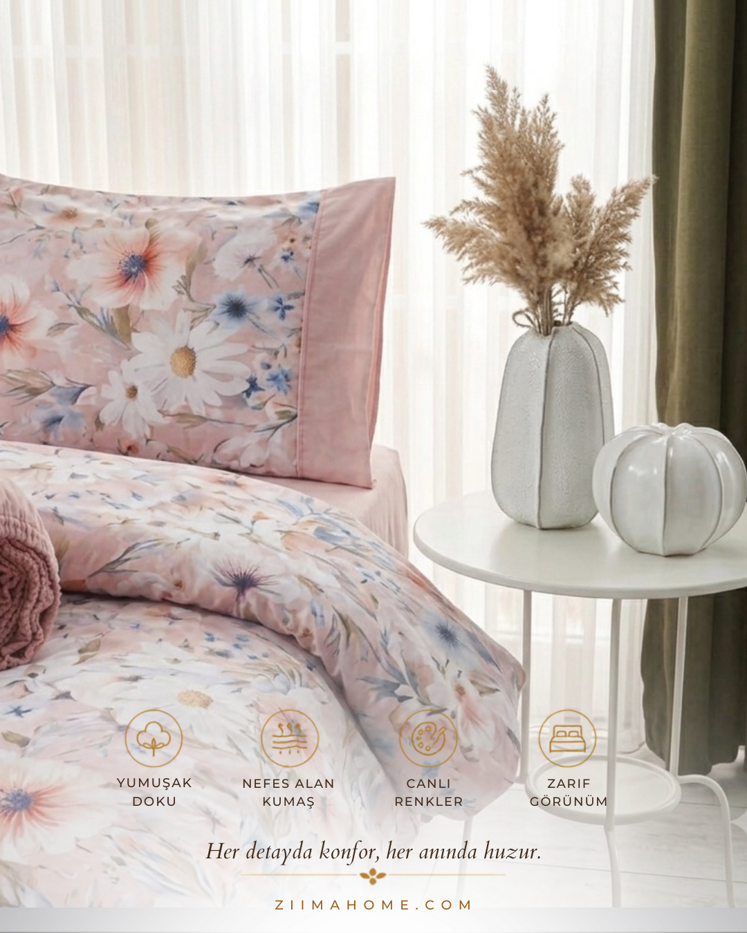 Bahar Collection Papatya Nevresim Takımı