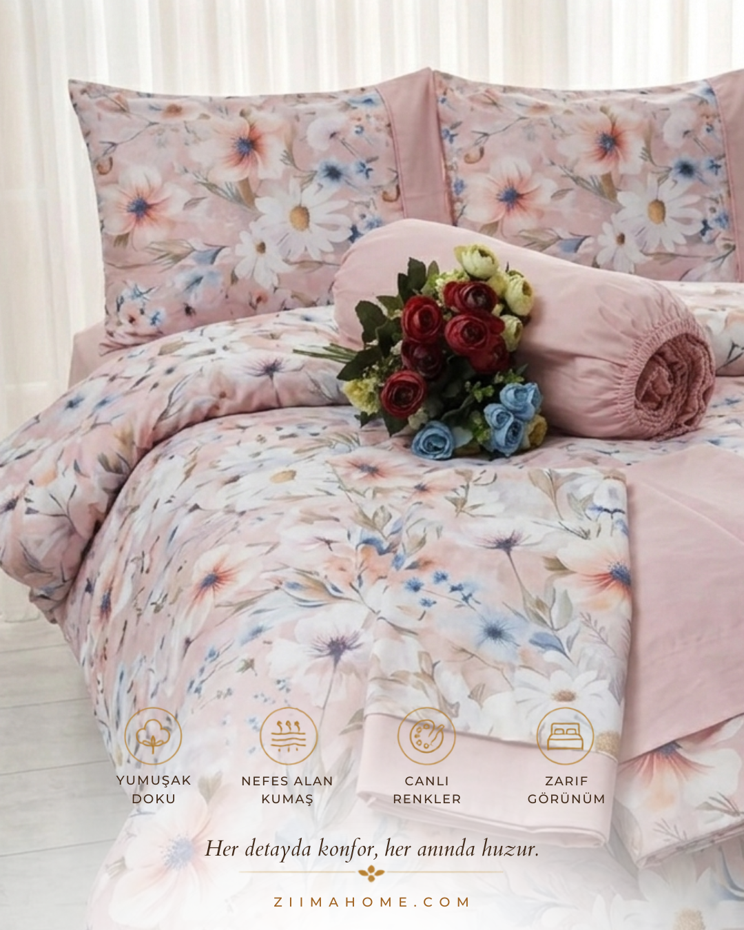 Bahar Collection Papatya Nevresim Takımı
